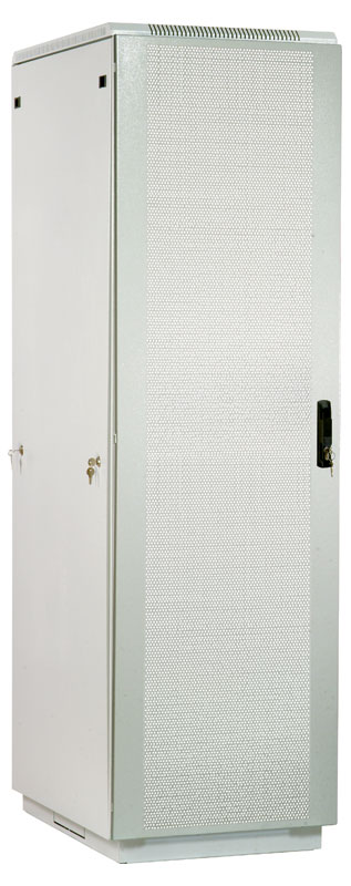 Шкаф состоит из: 11428044991, 21338100001, 31420100111 Шкаф телекоммуникационный напольный 42U (800x1000) дверь перфорированная 2 шт. (3 места) (ШТК-М-42.8.10-44АА)