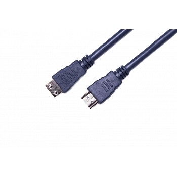 Wize CP-HM-HM-3M Кабель HDMI, 3 м, v.2.0, K-Lock, soft cable, 19M/19M, позол.разъемы, экран, темно-серый, пакет