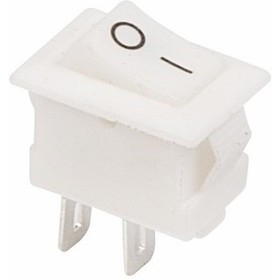 Rexant 36-2012 Выключатель клавишный 250V 3А (2с) ON-OFF белый  Micro