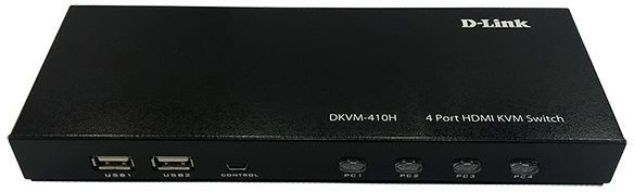 Картинка - Переключатель D-Link DKVM-410H (DKVM-410H/A1A) KVM-переключатель поддерживает возможность горячего подключения - выполнять установку устройства можно не DKVM-410H/A1A