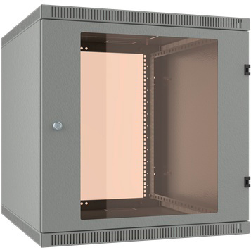 Шкаф коммутационный C3 Solutions WALLBOX LIGHT (NT176968) настенный 9U 600x520мм пер.дв.стекл несъемн.бок.пан. направл.под закл.гайки 40кг серый 470мм 19.5кг 475мм IP20 сталь