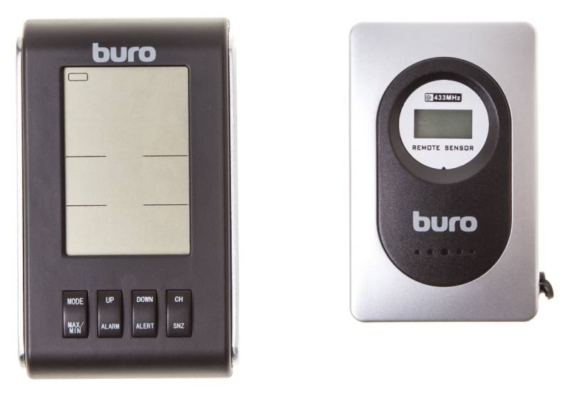 Погодная станция Buro H103G серебристый/черный