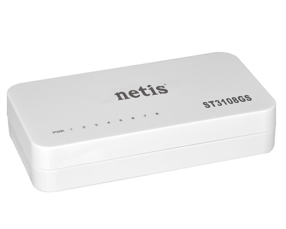 Картинка - Коммутатор Netis ST3108GS 8G неуправляемый ST3108GS