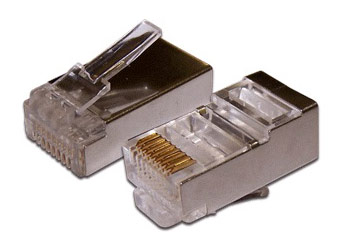Коннектор медный Lanmaster (TWT-PL45/S-8P8C) RJ45 кат.5e серебристый