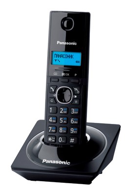 Panasonic KX-TG1711RUB (черный) {АОН, Caller ID,12 мелодий звонка,подсветка дисплея,поиск трубки}