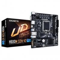 Материнская плата GIGABYTE H610M S2H, LGA1700, H610, 2*DDR5, 4*SATA, 1*M.2, 2*USB 3.2, 4*USB 2.0, 1*PCIx16, 1*PCIx1, D-Sub+HDMI+2*DP, mATX (H610M S2H V2)