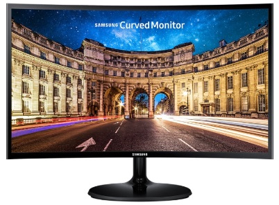 Картинка - Монитор Samsung 23.5" C24F390FHI черный VA LED 16:9 HDMI матовая 250cd 178гр/178гр 1920x1080 D-Sub FHD 3.3кг LC24F390FHIXCI