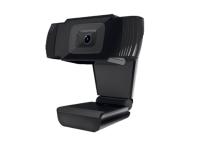 CBR CW 855FHD Black, Веб-камера с матрицей 3 МП, разрешение видео 1920х1080, USB 2.0, встроенный микрофон с шумоподавлением, фикс.фокус, крепление на мониторе, длина кабеля 1,8 м, цвет чёрный