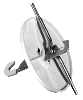 Розетка потолочная РП-1 белая