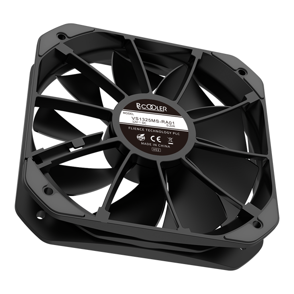 Картинка - Кулер для процессора PCCooler K6 BK S115X/1200/1700/AM4/AM5 (20 шт/кор, TDP 240W, 130mm PWM FAN, 6 тепловых трубок 6мм, 400-1600RPM, 18-29dBa) (K6 BK)