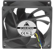 Картинка - Вентилятор Glacialtech GT ICE 8PWM 80x80x25mm 4-pin 18-30dB 64gr Ret CF-8025WHD0AC0001