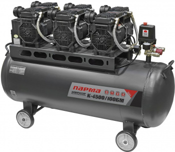 Компрессор поршневой Парма БМ K-4500/100БМ масляный 711л/мин 100л 4500Вт серый/черный