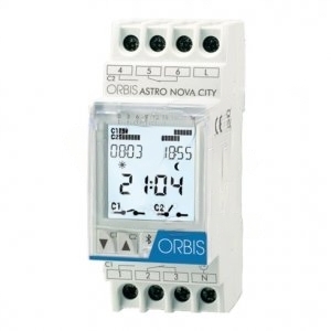 Таймер ORBIS ASTRO NOVA CITY астрономический на DIN-рейку 3кВт