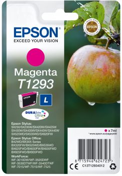 Картридж струйный Epson T1293 C13T12934012 пурпурный (378стр.) (7мл) для Epson SX420W/BX305F