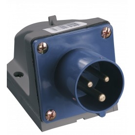 Iek PSR51-016-3 Вилка 513 стац.2Р + РЕ 16А 220В IP44 ИЭК