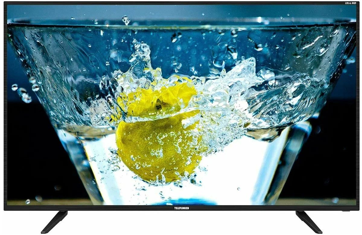 Картинка - Телевизор LED Telefunken 55" TF-LED55S25T2SU(черный)\\H черный 4K Ultra HD 60Hz DVB-T DVB-T2 DVB-C DVB-S DVB-S2 USB WiFi Smart TV (RUS)