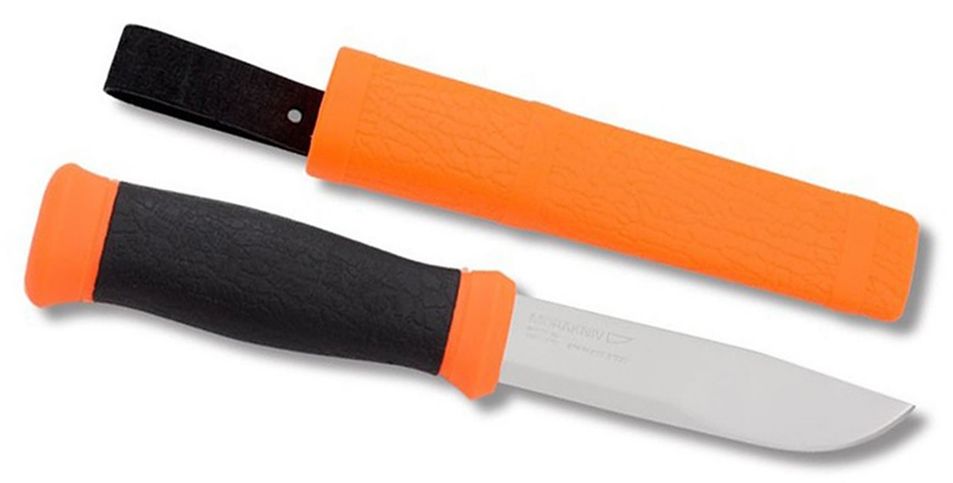 Нож Morakniv Outdoor 2000 (12057) стальной разделочный лезв.109мм прямая заточка оранжевый/черный