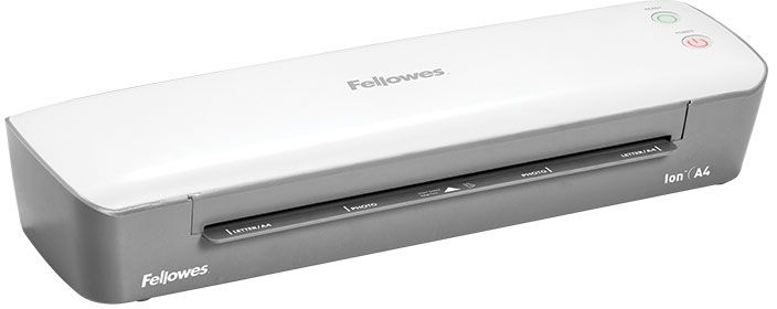 Картинка - Ламинатор Fellowes Ion A4 белый (FS-45600) A4 (70-125мкм) 30см/мин (2вал.) лам.фото FS-45600