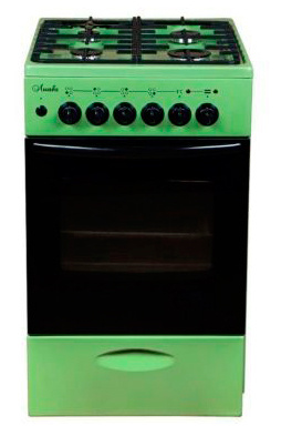 Плита Комбинированная Лысьва ЭГ 404 МС-2у зеленый (без крышки)