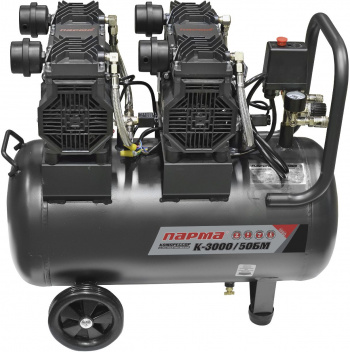 Компрессор поршневой Парма БМ K-3000/50БМ масляный 474л/мин 50л 3000Вт серый/черный