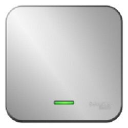Systeme electric BLNVA101113 BLANCA О/У 1-клавишный ВЫКЛЮЧАТЕЛЬ ( c х .1)с подсв.ИЗОЛ.ПЛ.,10А,250B,АЛЮМИНИЙ