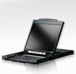 Квм консоль ATEN 19" Dual Rail LCD Console (PS/2-USB, VGA) (CL5800N-ATA-RG)