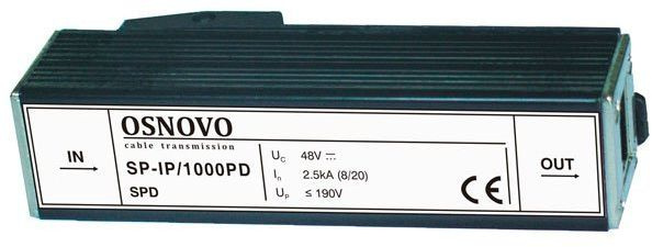 Картинка - Грозозащита OSNOVO SP-IP/1000PD SP-IP/1000PD