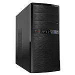 Корпус MiniTower Powerman ES722 Black PM-400ATX 2*USB 2.0,HD,Audio mATX (6111491)