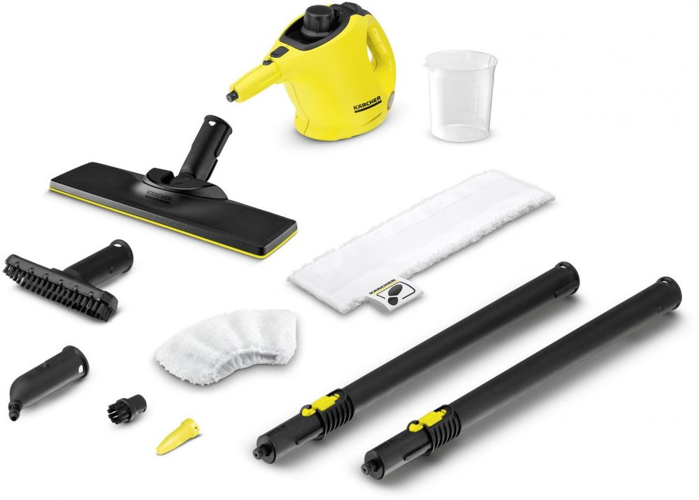 Картинка - Пароочиститель ручной Karcher EasyFix SC 1 1200Вт желтый 1.516-332.0