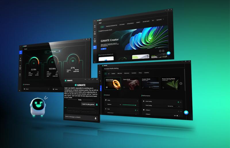 GiMATE: Ноутбук может понять чего ты хочешь. Просто нажми и скажи.