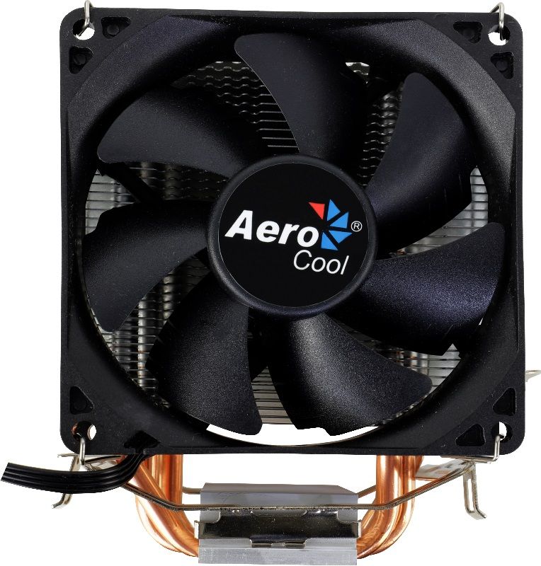 Картинка - Устройство охлаждения(кулер) Aerocool Verkho 3 Soc-FM2+/AM2+/AM3+/AM4/1150/1151/1155 4-pin 15-24dB Al+Cu 120W 530gr Ret