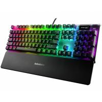 Клавиатура Steelseries Apex Pro механическая черный USB for gamer LED (подставка для запястий) (64626)
