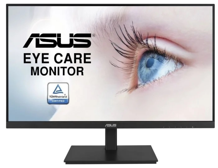 Картинка - Монитор ASUS 27" VA27DQSB IPS LED, 1920x1080, 5ms, 250 cd/m, 178°/178°, 100M:1, D-Sub, HDMI, DP, USB-hub, 75Hz, колонки, FreeSync, GamePlus Tec., HAS, Tilt, Swivel, Pivot, VESA, Black, 90LM06H1-B01370 (VA27DQSB) VA27DQSB