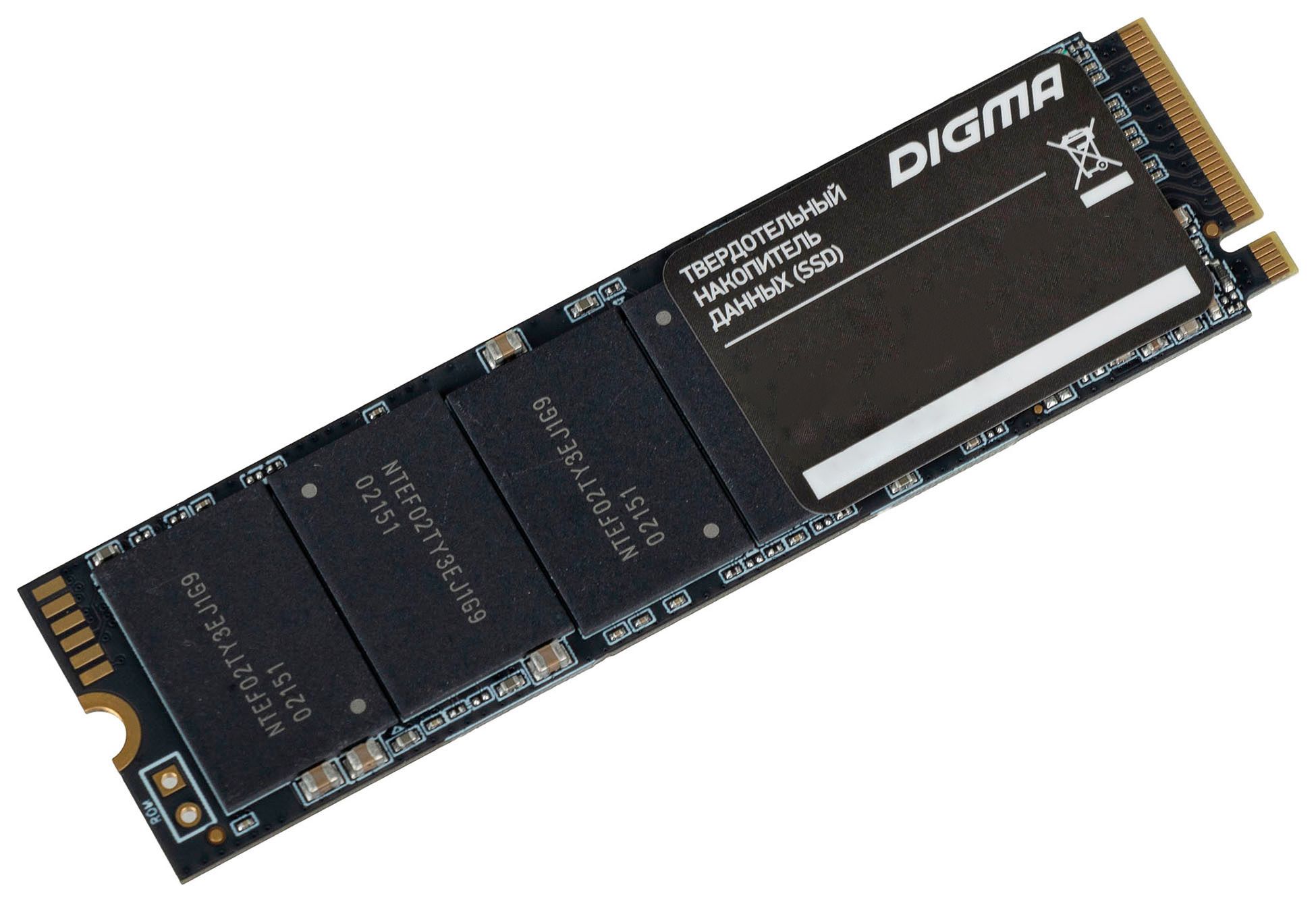 Картинка - Накопитель SSD Digma PCI-E x4 512Gb DGSM3512GP33T Mega P3 M.2 2280