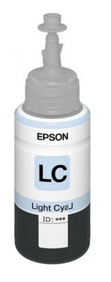 Картридж струйный Epson T6735 C13T67354A светло-голубой (1900стр.) (70мл) для Epson L800