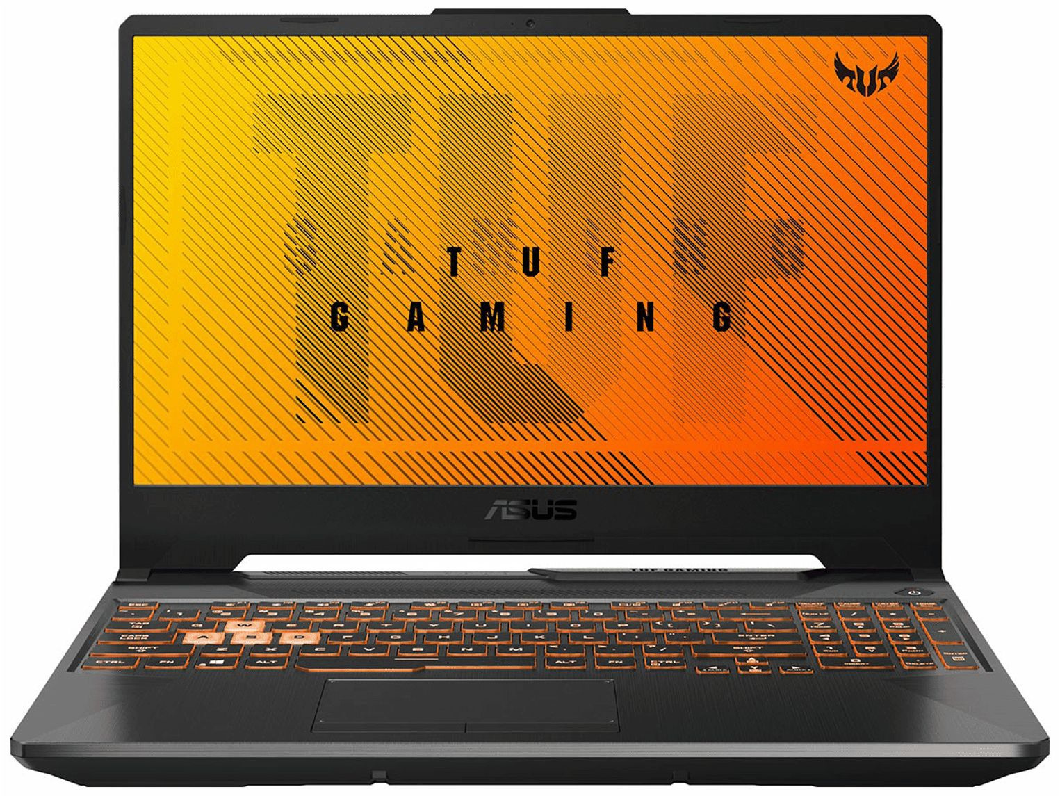 Картинка - Ноутбук Asus TUF Gaming F15 FX506LHB-HN323 Core i5 10300H 8Gb SSD512Gb NVIDIA GeForce GTX 1650 4Gb 15.6" IPS FHD (1920x1080) noOS black WiFi BT Cam