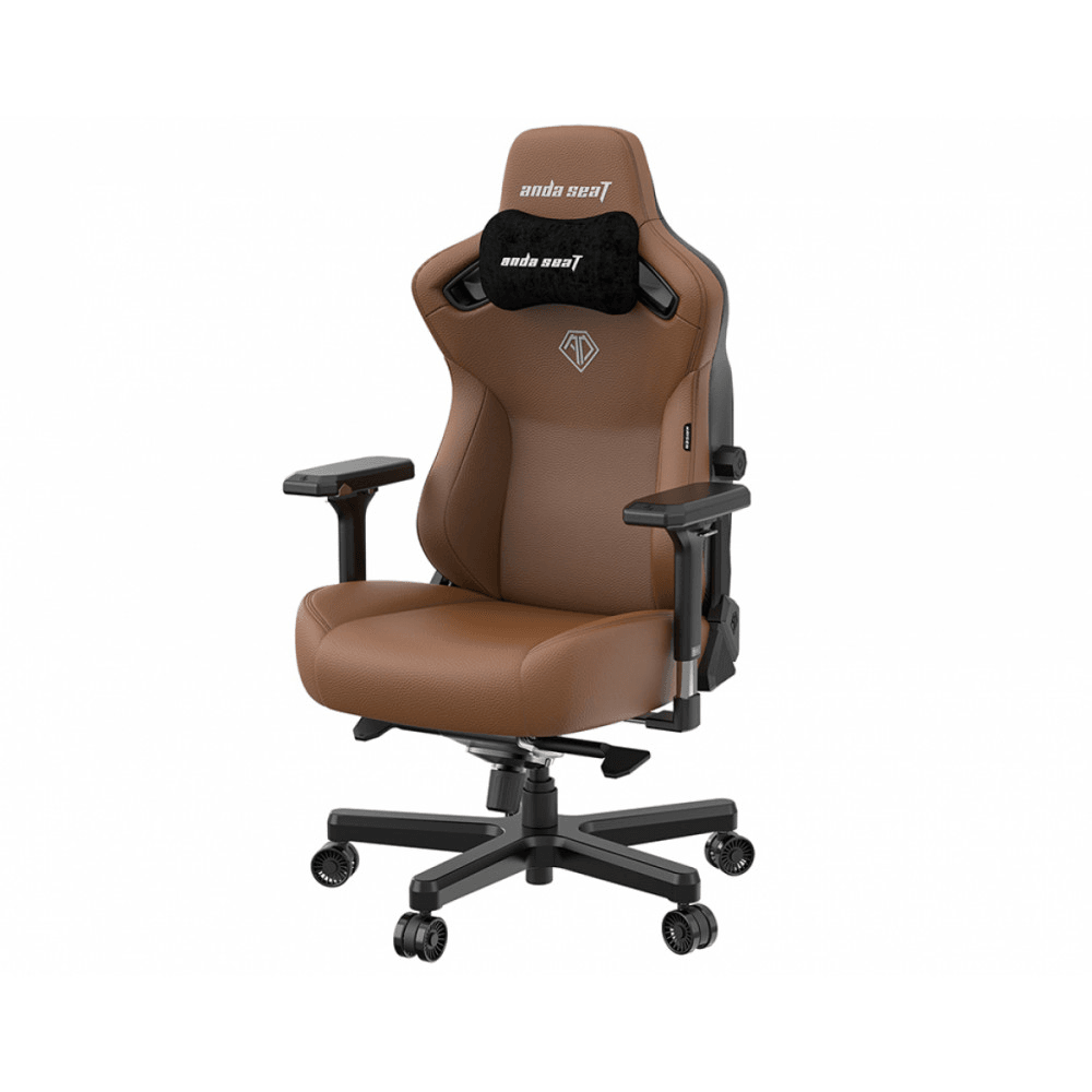 Кресло игровое Anda Seat Kaiser 3, цвет коричневый, размер XL (180кг), материал ПВХ (модель AD12)