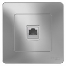 Systeme electric BLNIS011003 BLANCA С/У РОЗЕТКА телефонная RJ11, АЛЮМИНИЙ