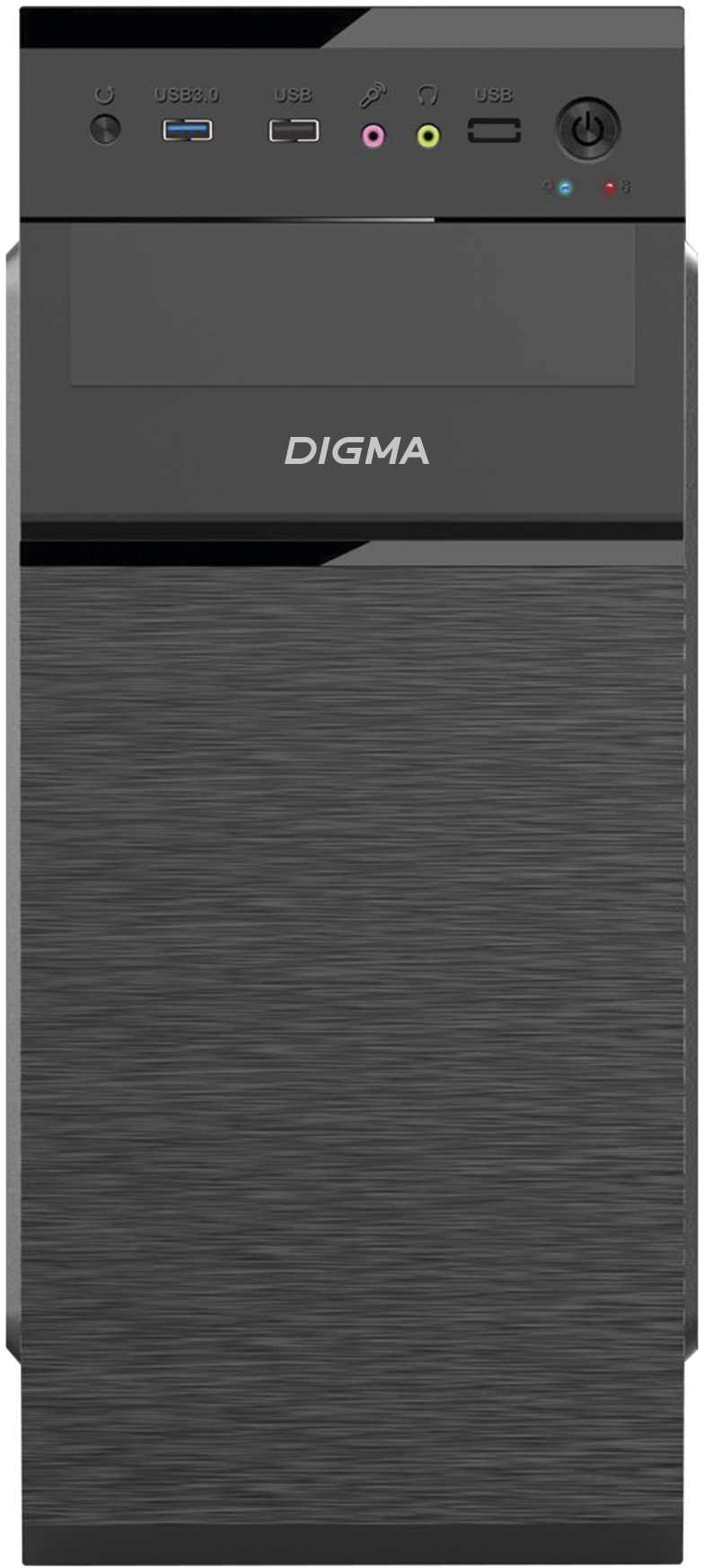 Купить Корпус Digma DC-ATX101-U2 черный без БП ATX 2xUSB2.0 audio в  интернет-магазине Неватека по выгодной цене с доставкой, характеристики,  фотографии - Санкт-Петербург