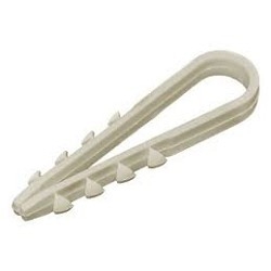 PROCONNECT (07-4502-2) Дюбель-хомут  11-18 белый (100 шт.)