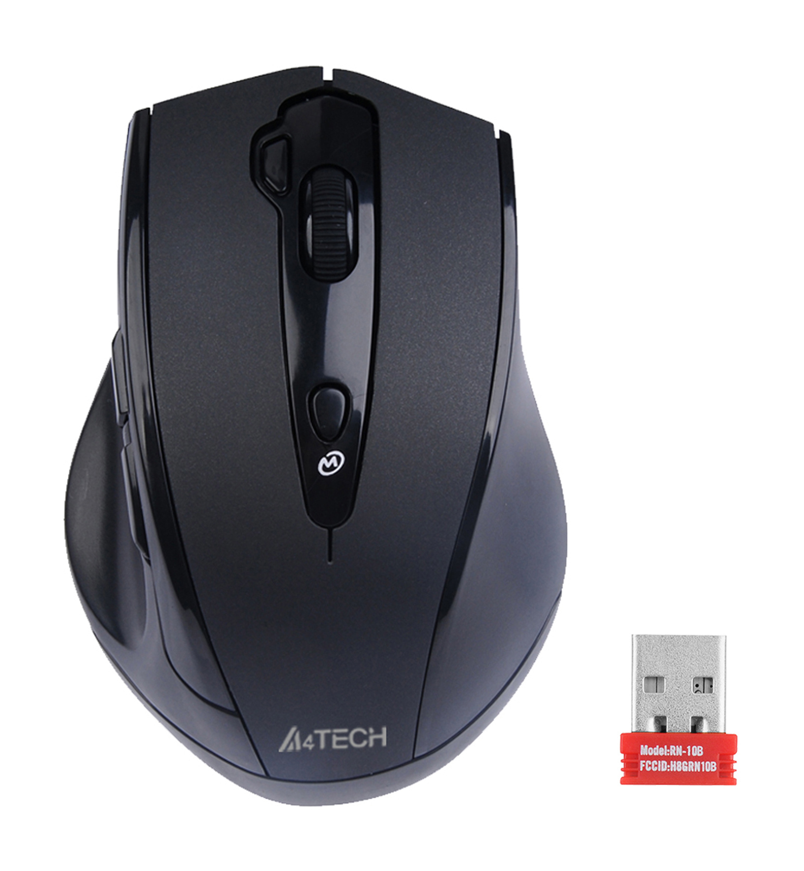 Картинка - Мышь A4Tech V-Track G10-810FS черный оптическая (2000dpi) silent беспроводная USB (7but)