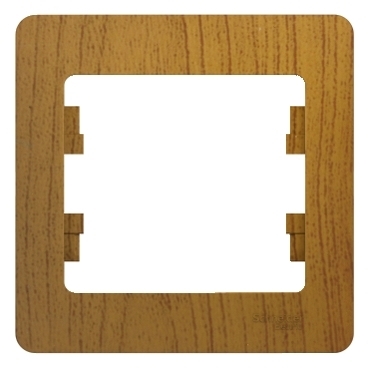 Systeme electric GSL000501 GLOSSA 1-постовая РАМКА, ДЕРЕВО ДУБ