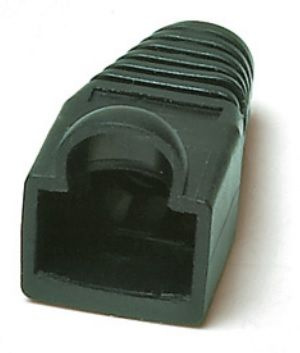 Hyperline BOOT-BK-10 Изолирующий колпачок для Разъемов RJ-45, черный (10 шт.)
