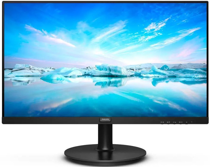 Картинка - Монитор Philips 23.8" 242V8LA черный VA LED 16:9 HDMI M/M матовая 250cd 178гр/178гр 1920x1080 D-Sub DisplayPort FHD 3кг