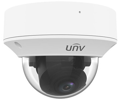 Камера Uniview Видеокамера IP купольная антивандальная, 1/2.8" 2 Мп КМОП @ 30 к/с, ИК-подсветка до 40м., LightHunter 0.0005 Лк @F1.2, объектив 2.7-13.5 мм моторизованный с автофокусировкой, WDR, 2D/3D DNR, U (IPC3232SB-ADZK-I0-RU)