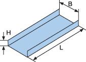 Лоток неперфорированный 100х100х3000