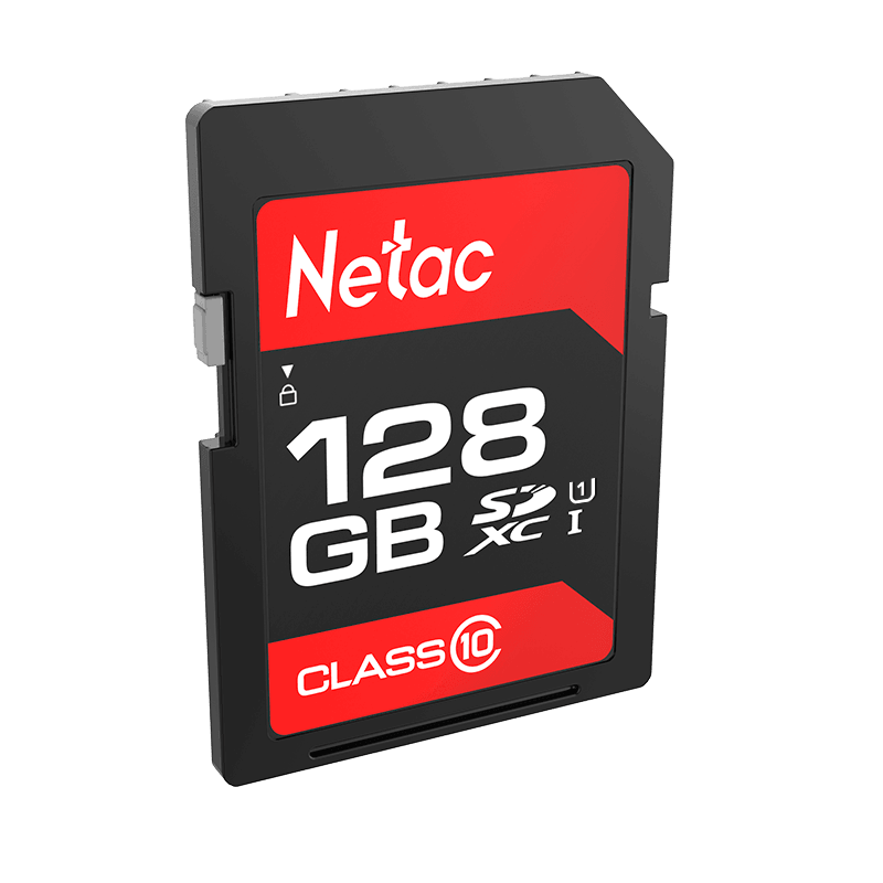 Картинка - Карта памяти Netac P600 SDHC 128GB U1/C10 up to 80MB/s, retail pack NT02P600STN-128G-R