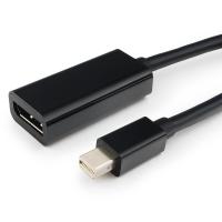 Cablexpert Переходник miniDisplayPort - DisplayPort, 20M/20F, длина 16см, черный (A-mDPM-DPF-001)