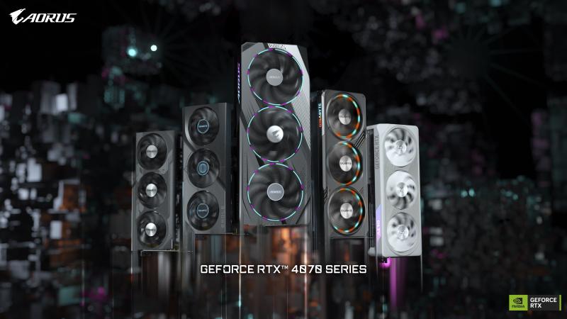 GIGABYTE анонсирует графические платы семейства GeForce RTX 4070