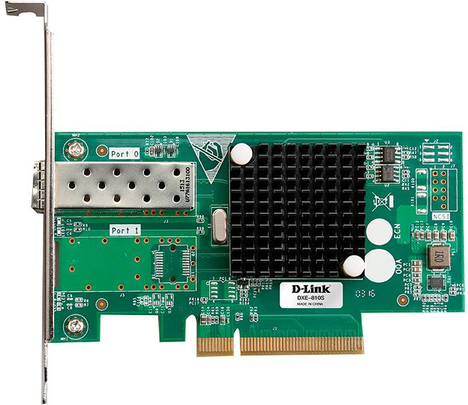 Картинка - Сетевой адаптер Gigabit Ethernet D-Link DXE-810S PCI Express x8 DXE-810S